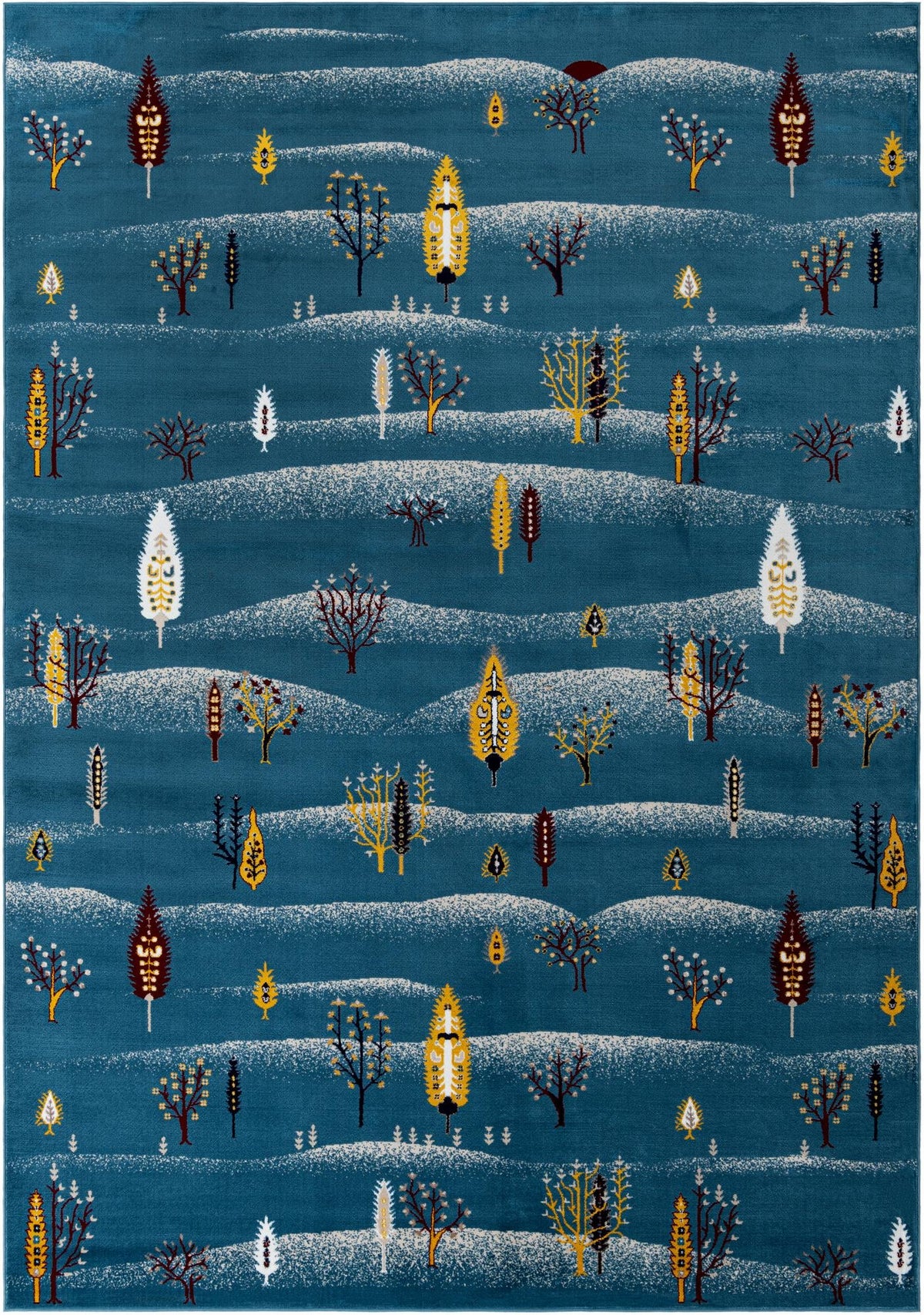 Coastal Haven Collection Area Rug -  Surfside Rectangle Blue  lifestyle 3