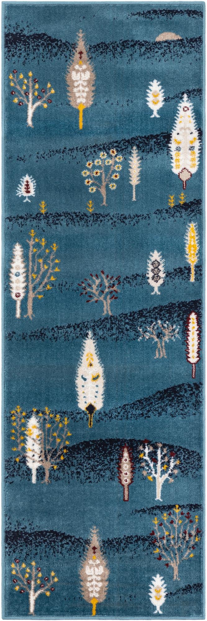 Coastal Haven Collection Area Rug -  Surfside Runner Blue  lifestyle 41