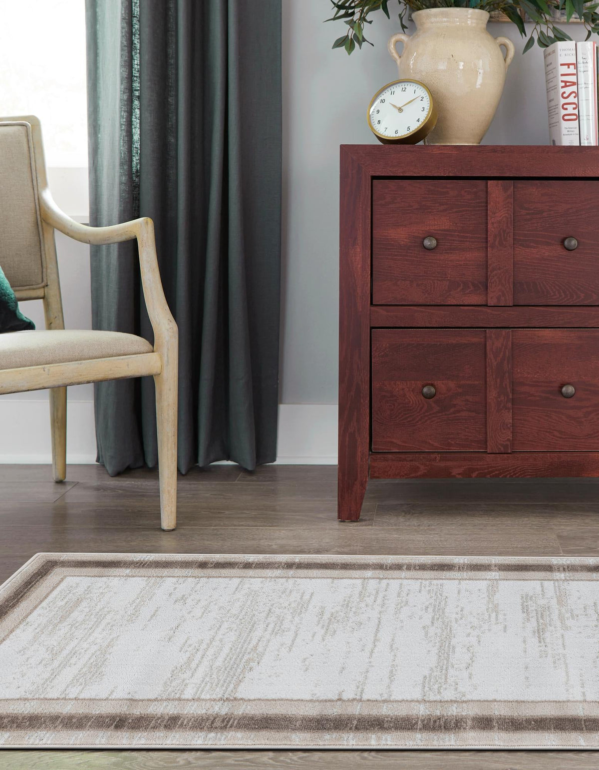 Coastal Haven Collection Area Rug -  Mariner Runner Ivory  lifestyle 30