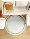Coastal Haven Collection Area Rug -  Mariner Round Ivory  lifestyle 63