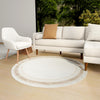 Coastal Haven Collection Area Rug -  Mariner Round Ivory  lifestyle 67