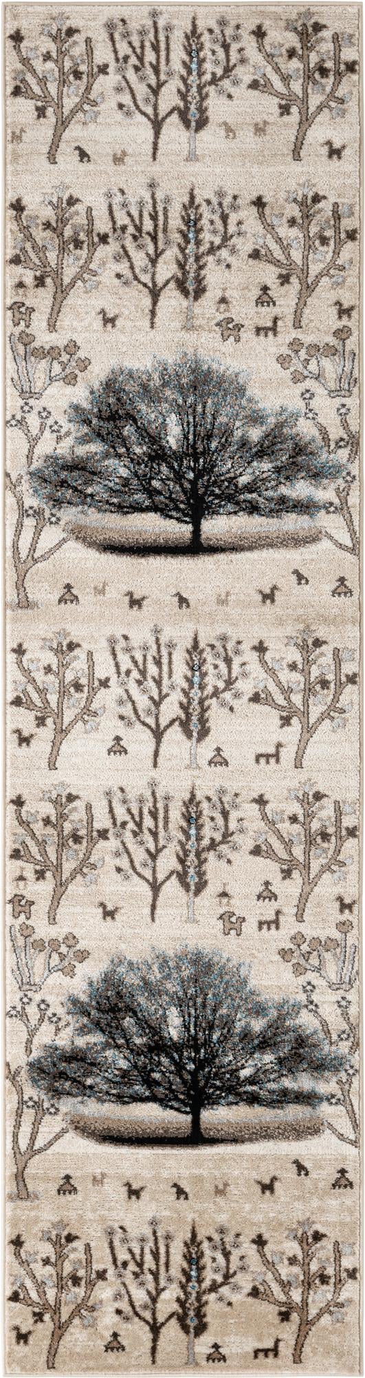 Coastal Haven Collection Area Rug -  Coastline Runner Beige  lifestyle 22