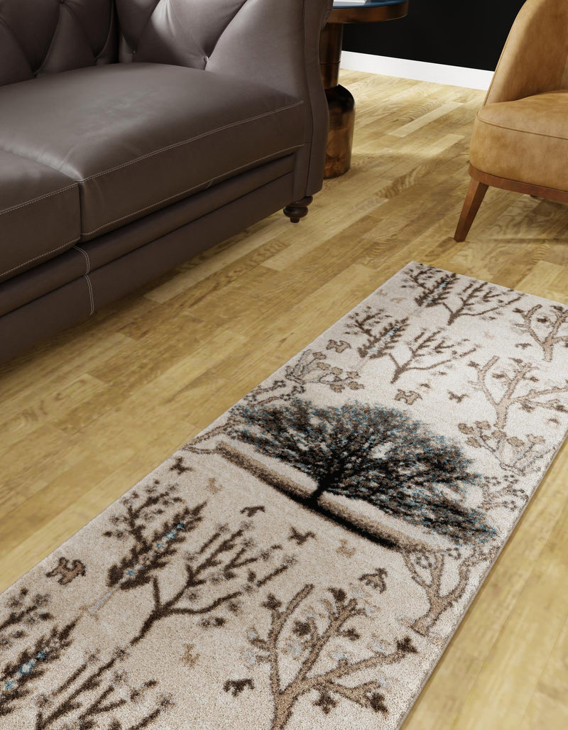 Coastal Haven Collection Area Rug -  Coastline Runner Beige  lifestyle 31
