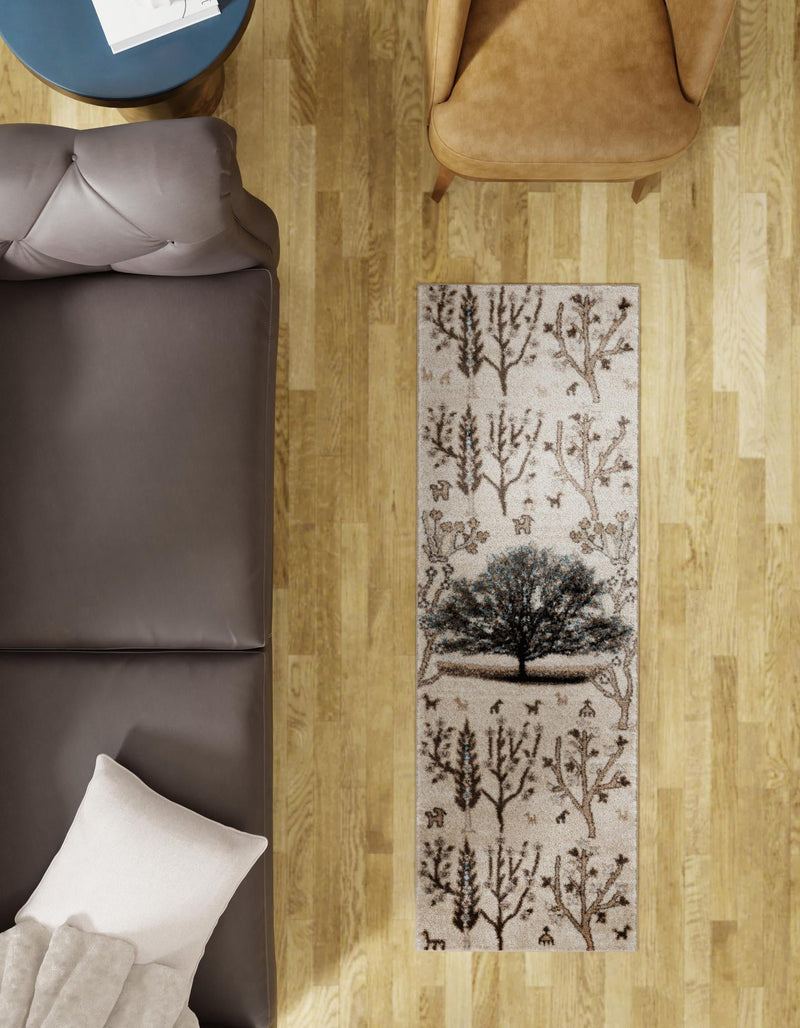 Coastal Haven Collection Area Rug -  Coastline Runner Beige  lifestyle 77