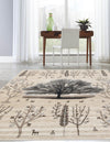 Coastal Haven Collection Area Rug -  Coastline Square Beige  lifestyle 30