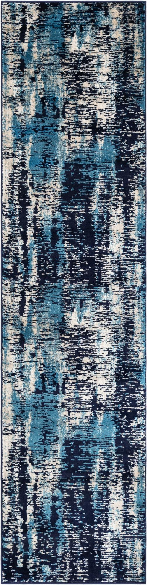 Coastal Haven Collection Area Rug -  Pelican Runner Navy Blue  lifestyle 33