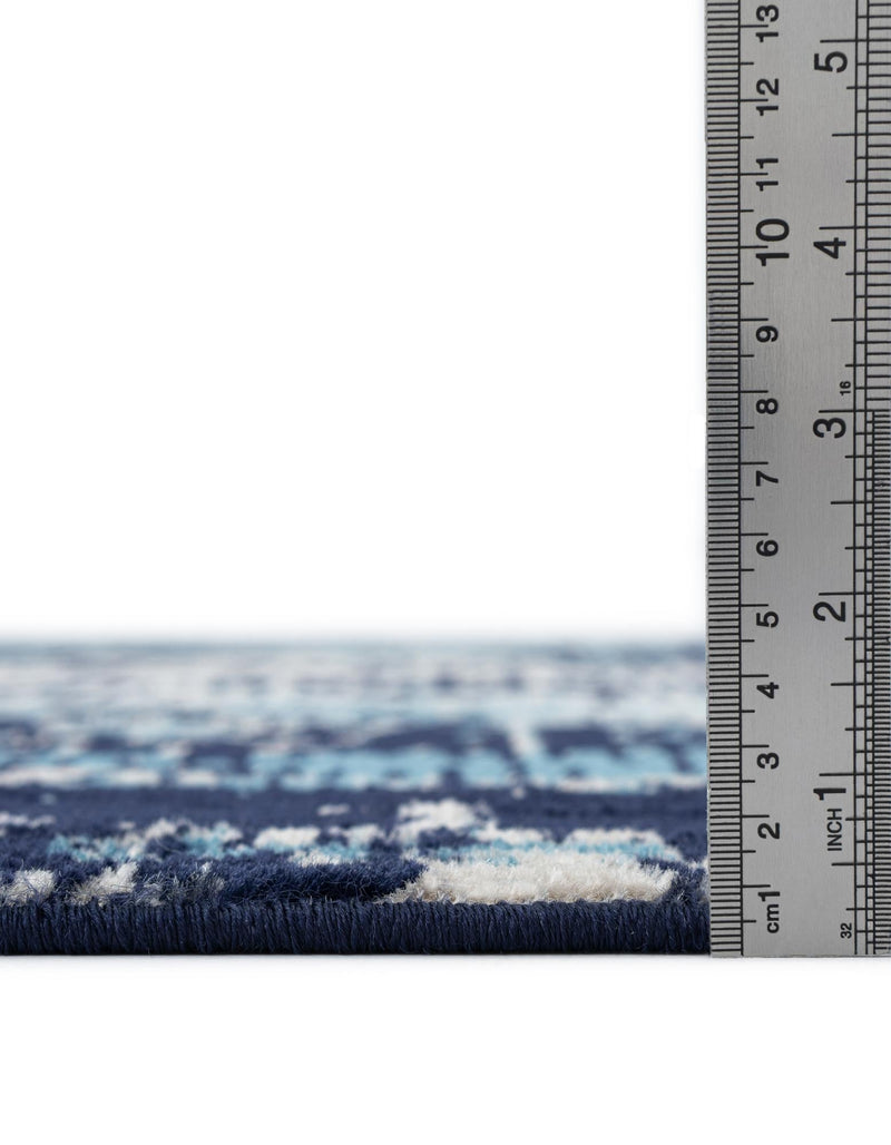 Coastal Haven Collection Area Rug -  Pelican Rectangle Navy Blue  lifestyle 10