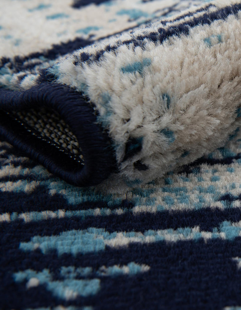 Coastal Haven Collection Area Rug -  Pelican Rectangle Navy Blue  lifestyle 12
