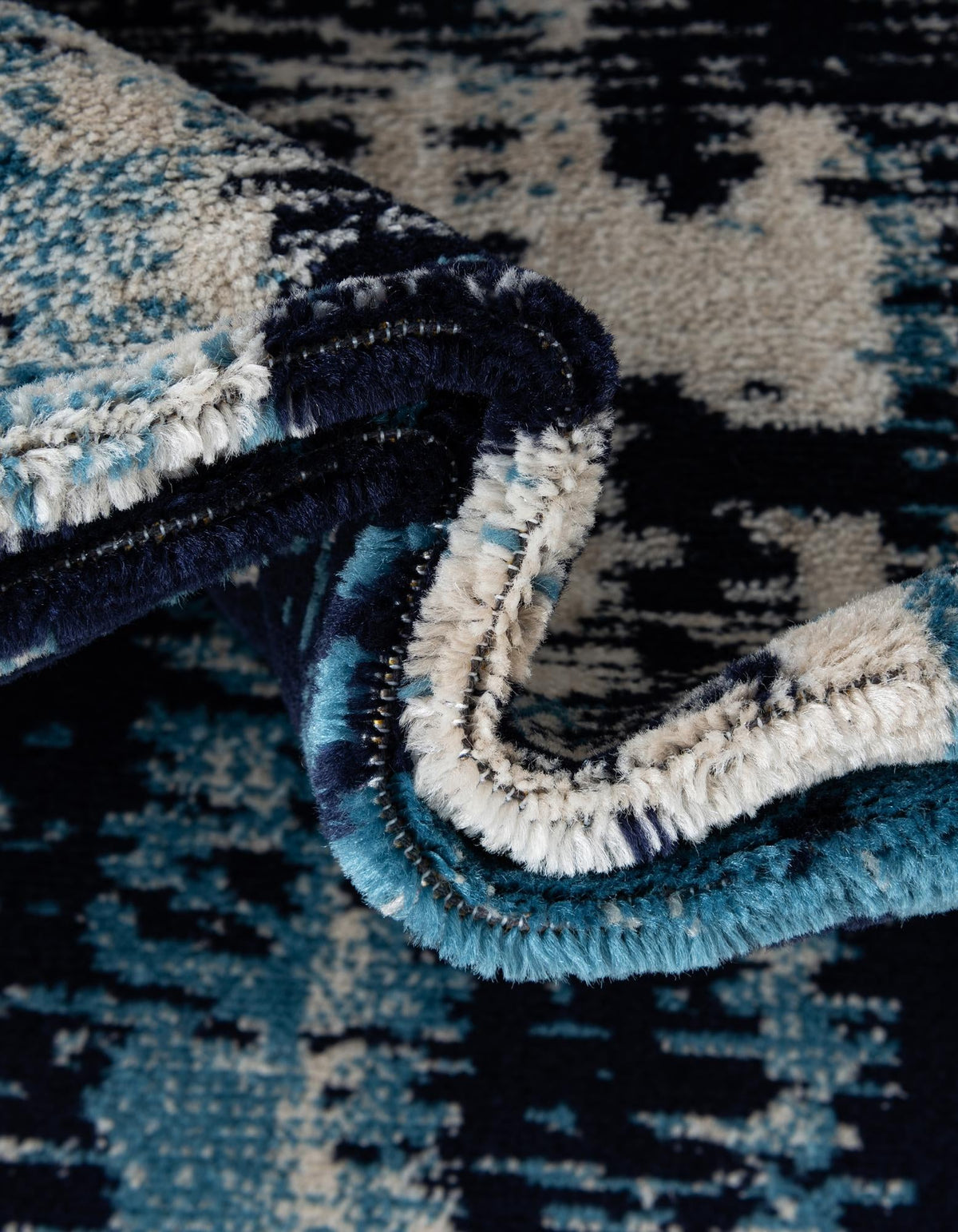 Coastal Haven Collection Area Rug -  Pelican Rectangle Navy Blue  lifestyle 16