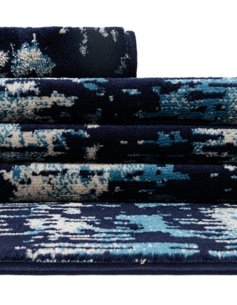 Coastal Haven Collection Area Rug -  Pelican Rectangle Navy Blue  lifestyle 28