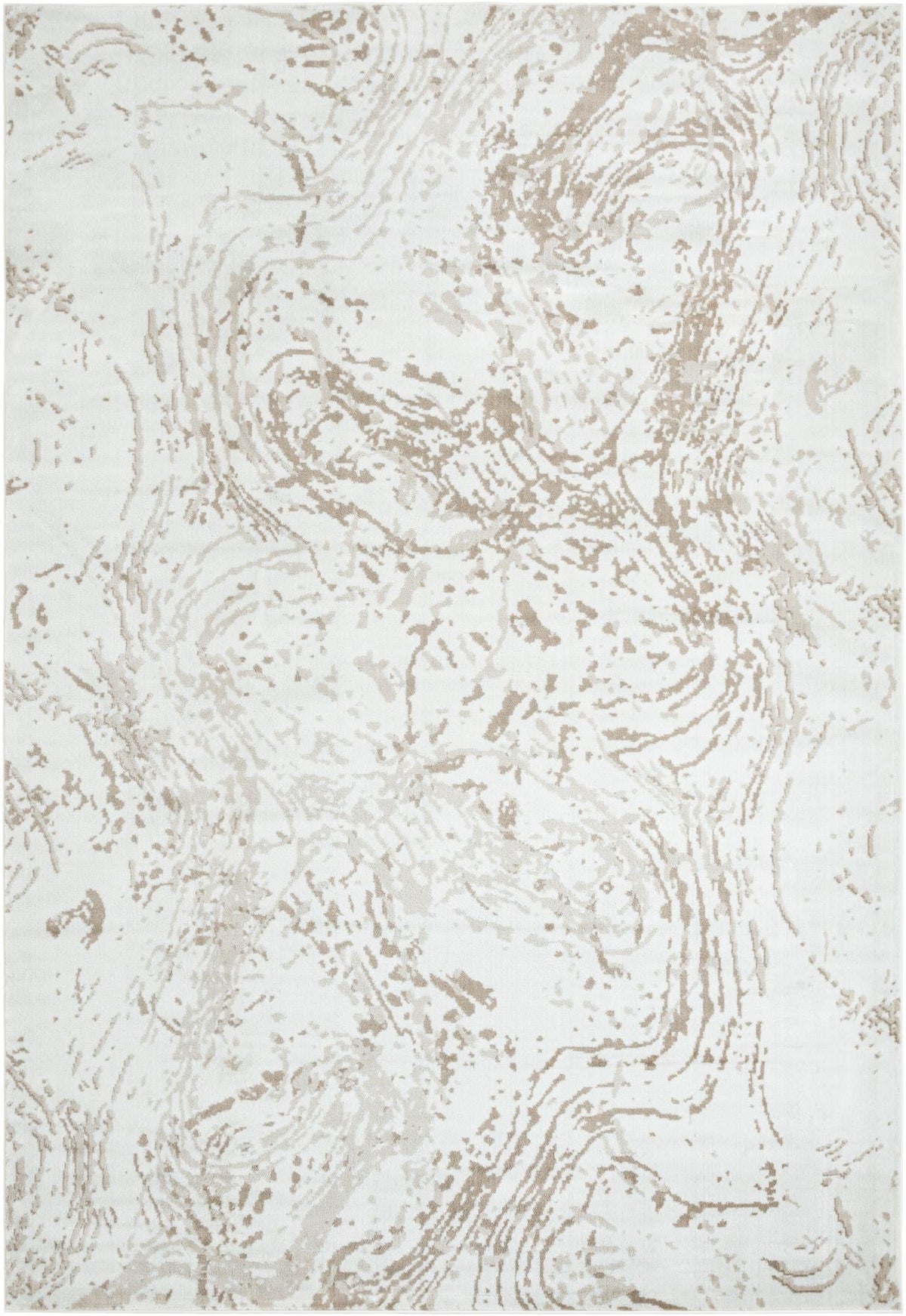 Coastal Haven Collection Area Rug -  Nautilus Rectangle Ivory Main