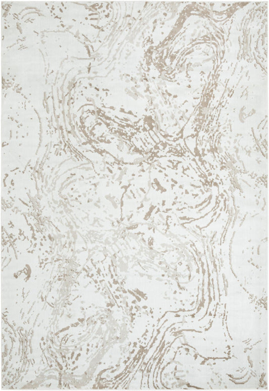 Coastal Haven Collection Area Rug -  Nautilus Rectangle Ivory Main