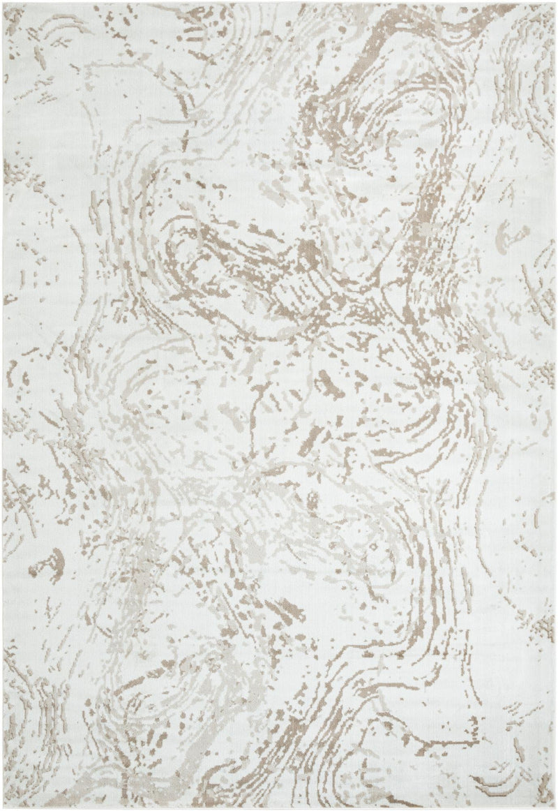 Coastal Haven Collection Area Rug -  Nautilus Rectangle Ivory Main