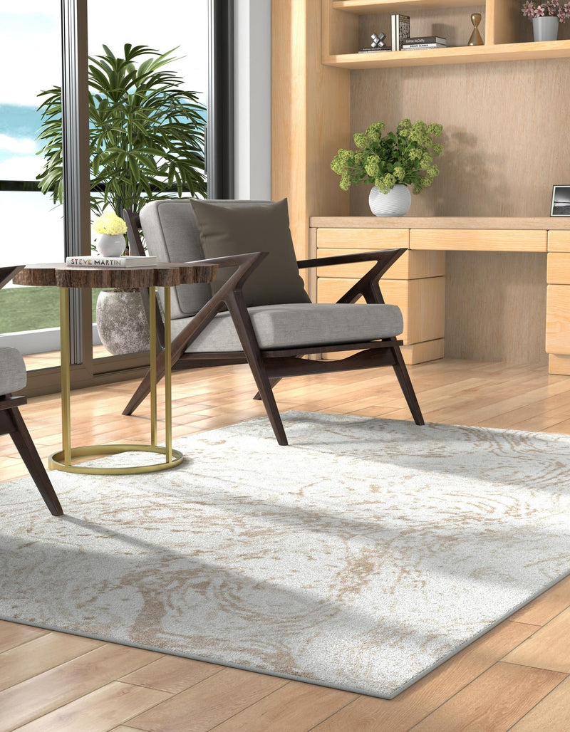 Coastal Haven Collection Area Rug -  Nautilus Rectangle Ivory  lifestyle 3
