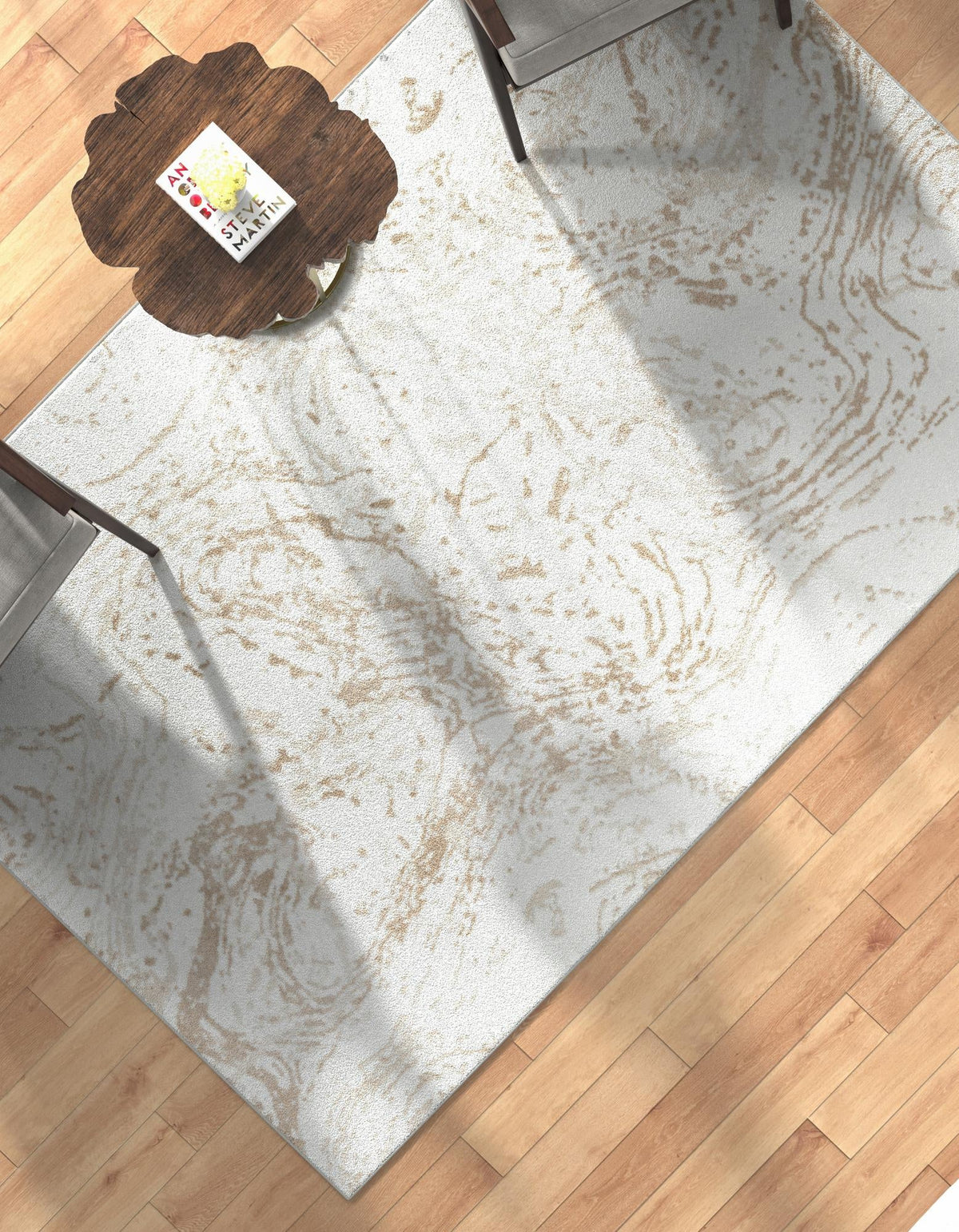 Coastal Haven Collection Area Rug -  Nautilus Rectangle Ivory  lifestyle 4
