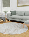 Coastal Haven Collection Area Rug -  Nautilus Round Ivory  lifestyle 22