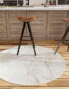 Coastal Haven Collection Area Rug -  Nautilus Round Ivory  lifestyle 29