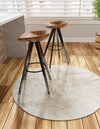 Coastal Haven Collection Area Rug -  Nautilus Round Ivory  lifestyle 31