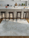 Coastal Haven Collection Area Rug -  Nautilus Square Ivory  lifestyle 32