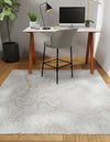 Coastal Haven Collection Area Rug -  Nautilus Square Ivory  lifestyle 34