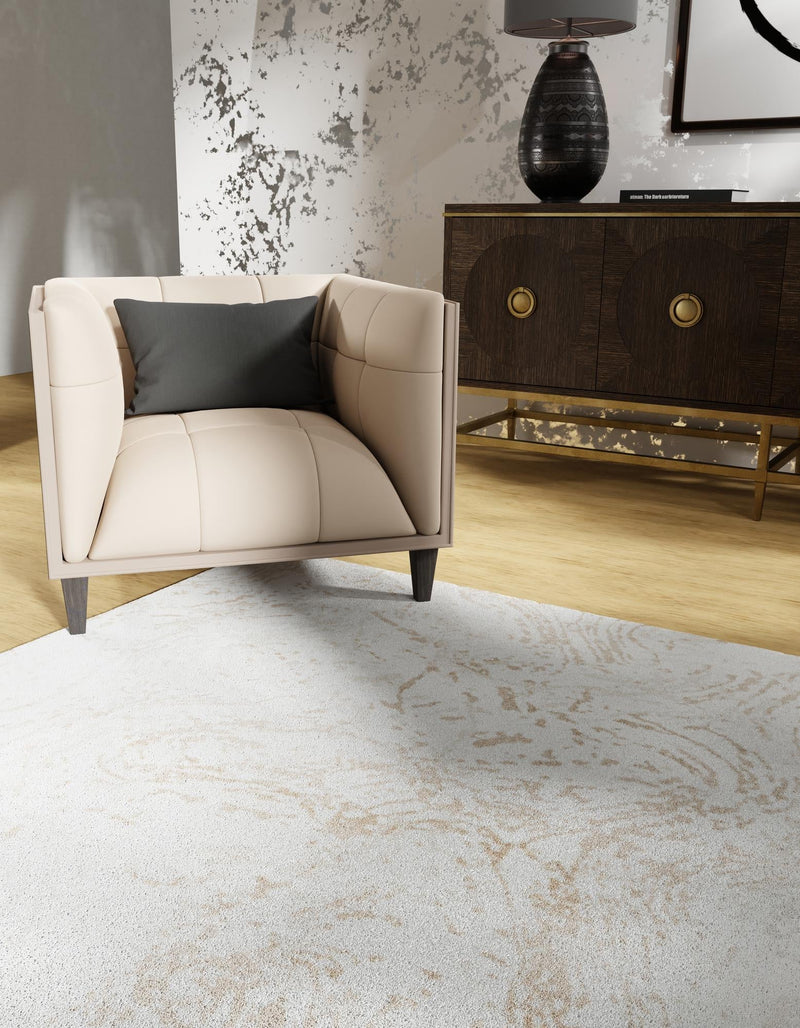 Coastal Haven Collection Area Rug -  Nautilus Square Ivory  lifestyle 40
