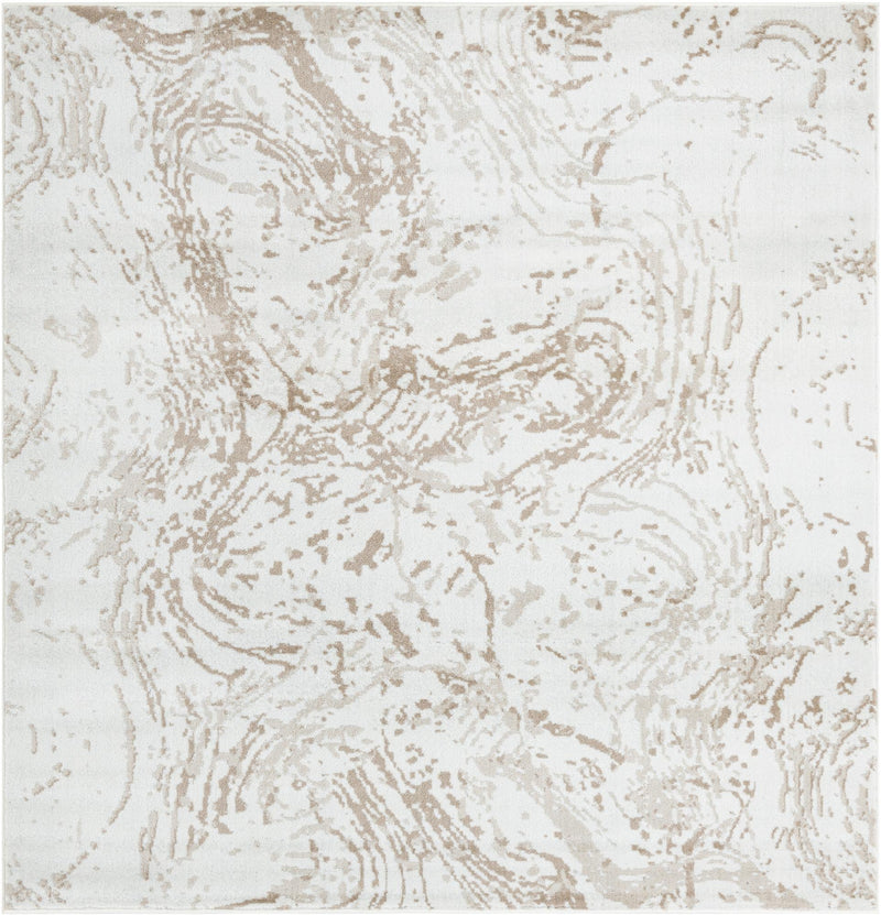 Coastal Haven Collection Area Rug -  Nautilus Square Ivory  lifestyle 17