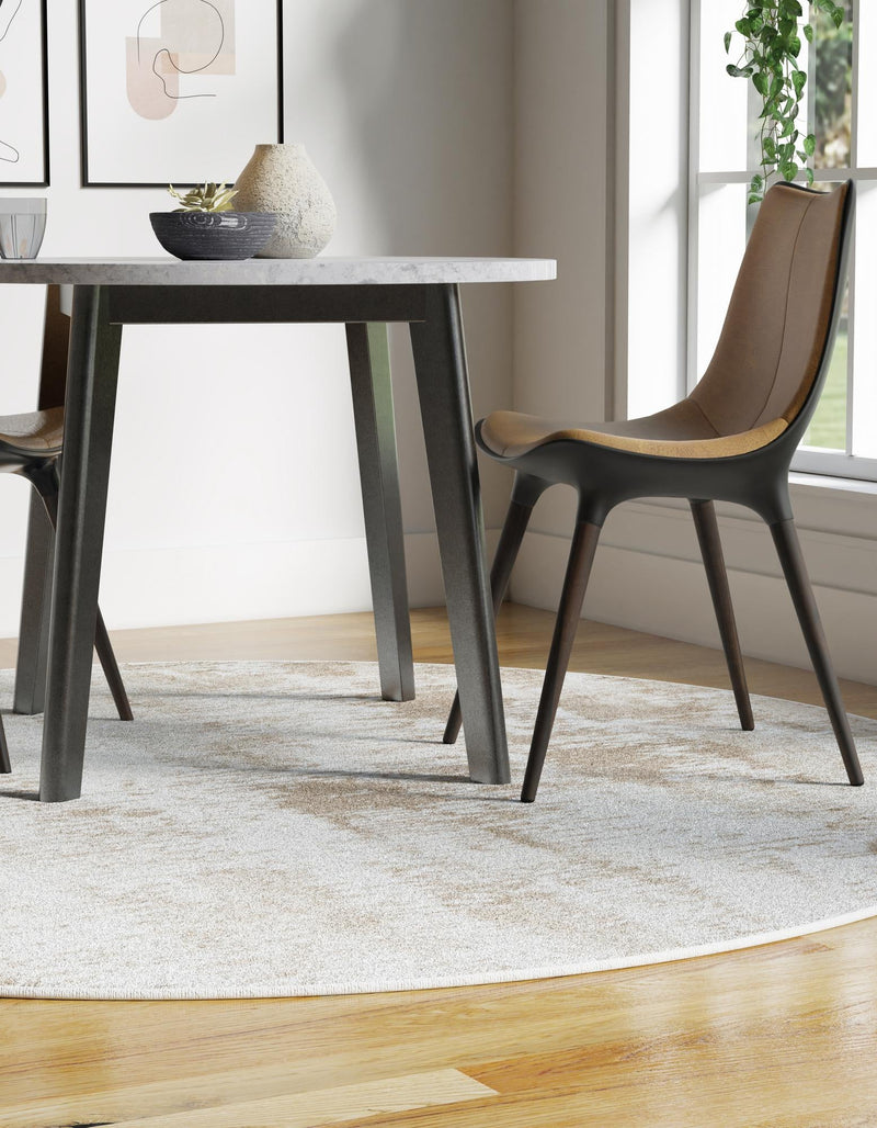 Coastal Haven Collection Area Rug -  Pelican Round Ivory  lifestyle 40