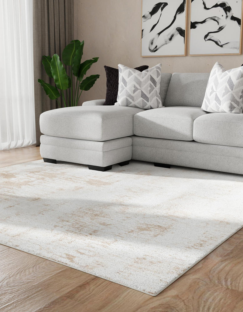 Coastal Haven Collection Area Rug -  Pelican Square Ivory  lifestyle 36