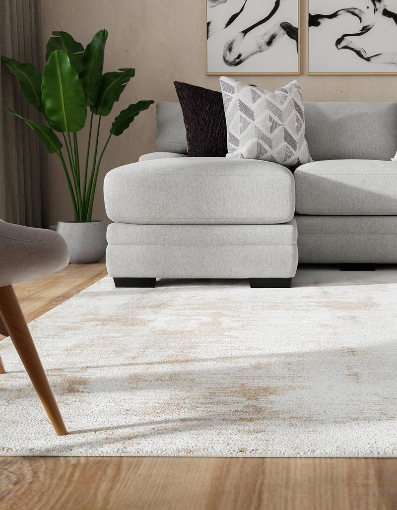 Coastal Haven Collection Area Rug -  Pelican Square Ivory  lifestyle 41