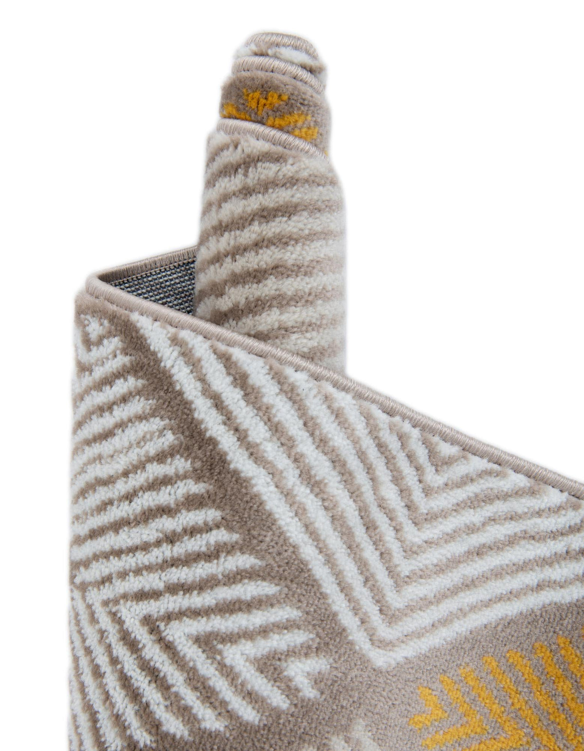 Coastal Haven Collection Area Rug -  Anchorage Rectangle Ivory and Yellow  lifestyle 28