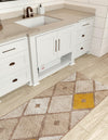 Coastal Haven Collection Area Rug -  Anchorage Runner Ivory and Yellow  lifestyle 68
