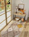 Coastal Haven Collection Area Rug -  Anchorage Runner Ivory and Yellow  lifestyle 76
