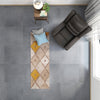 Coastal Haven Collection Area Rug -  Anchorage Runner Ivory and Yellow  lifestyle 143