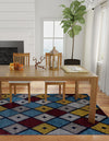 Coastal Haven Collection Area Rug -  Anchorage Rectangle Multi  lifestyle 11