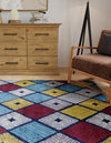 Coastal Haven Collection Area Rug -  Anchorage Rectangle Multi  lifestyle 14