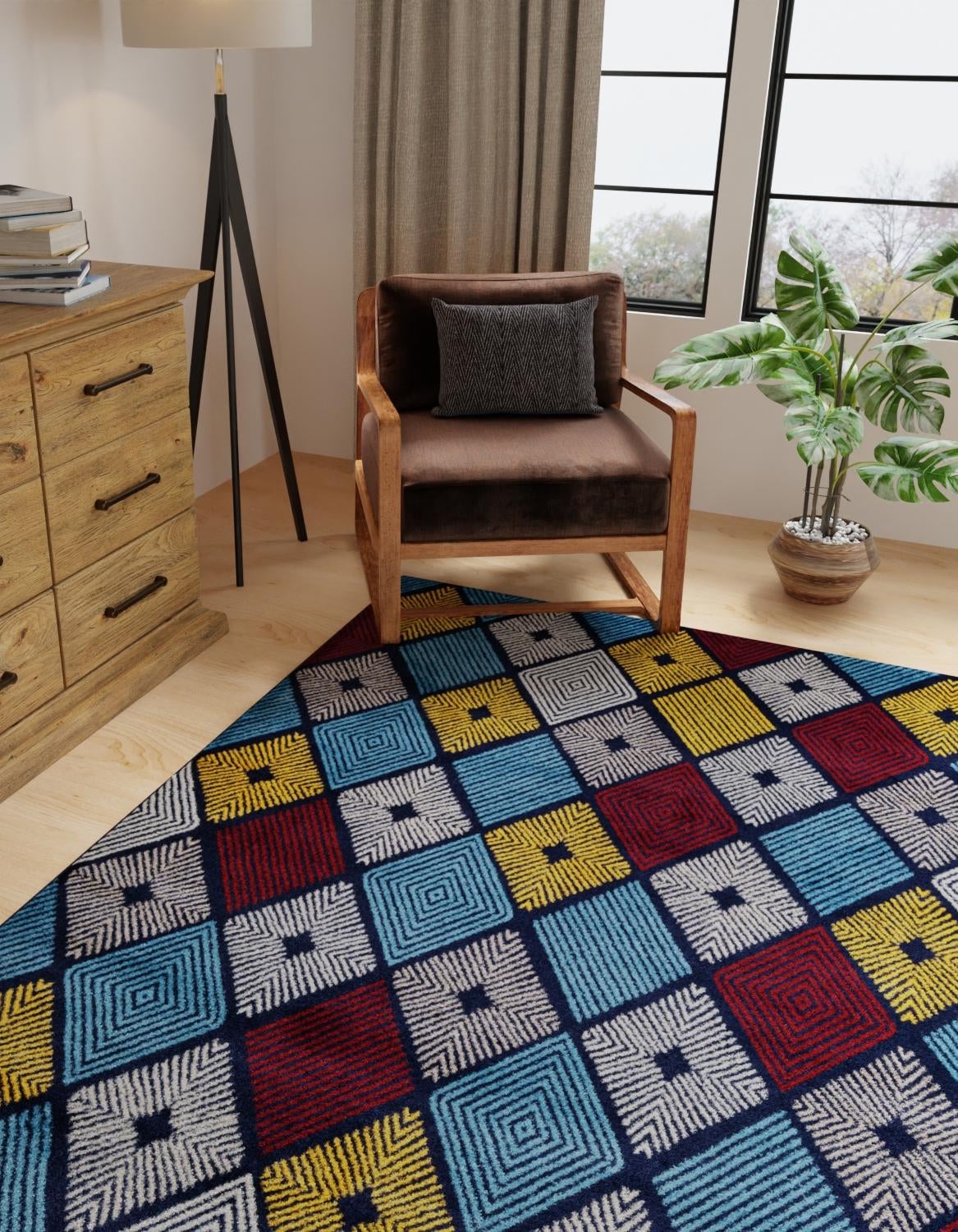 Coastal Haven Collection Area Rug -  Anchorage Rectangle Multi  lifestyle 15