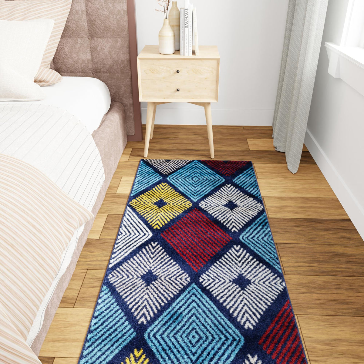 Coastal Haven Collection Area Rug -  Anchorage Runner Multi  lifestyle 142