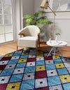 Coastal Haven Collection Area Rug -  Anchorage Square Multi  lifestyle 108