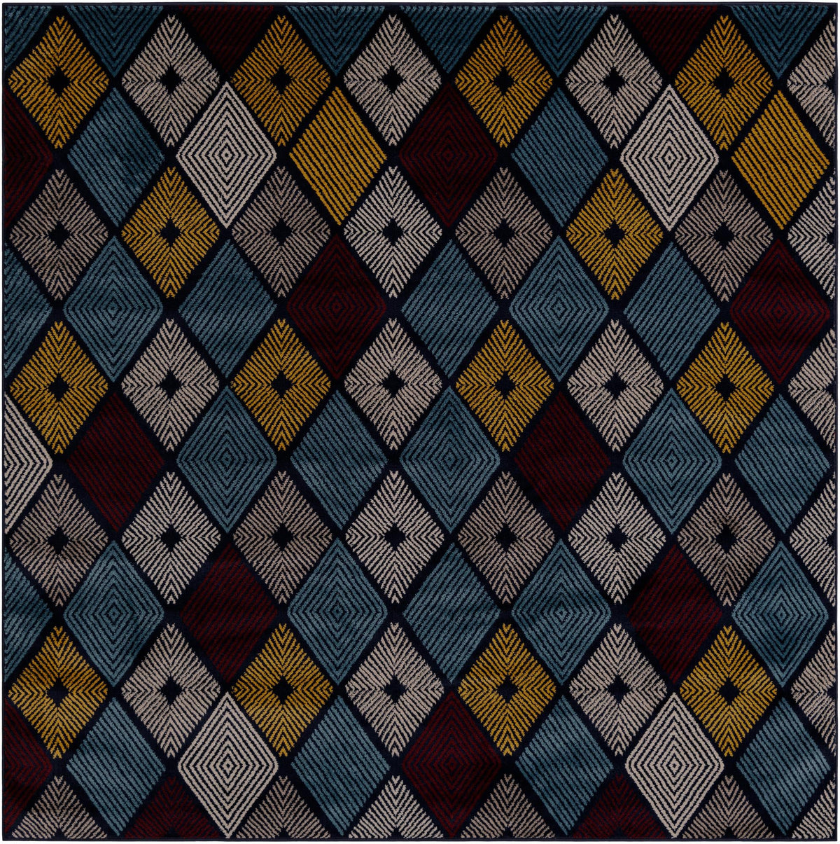 Coastal Haven Collection Area Rug -  Anchorage Square Multi  lifestyle 78