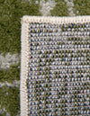Dover Terrace Collection Area Rug -  Lagoon (Green) Square Green  lifestyle 15