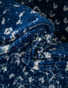Dover Terrace Collection Area Rug - Marina (Navy Blue) Square Navy Blue  lifestyle 17