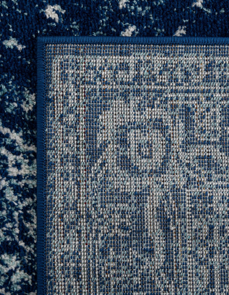 Dover Terrace Collection Area Rug - Marina (Navy Blue) Square Navy Blue  lifestyle 19
