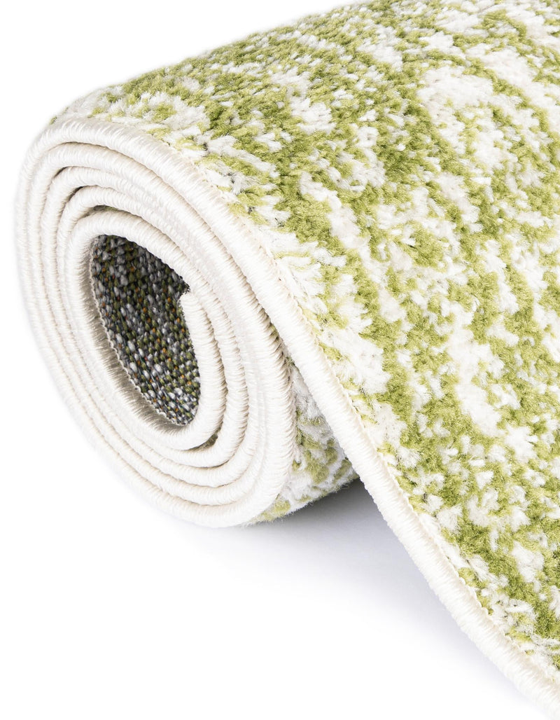 Dover Terrace Collection Area Rug - Marina (Green) Square Green  lifestyle 16