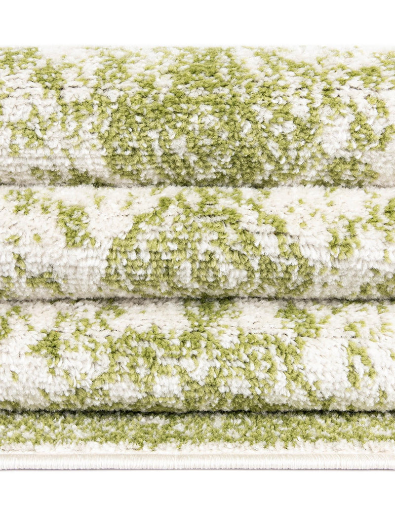Dover Terrace Collection Area Rug - Marina (Green) Square Green  lifestyle 18