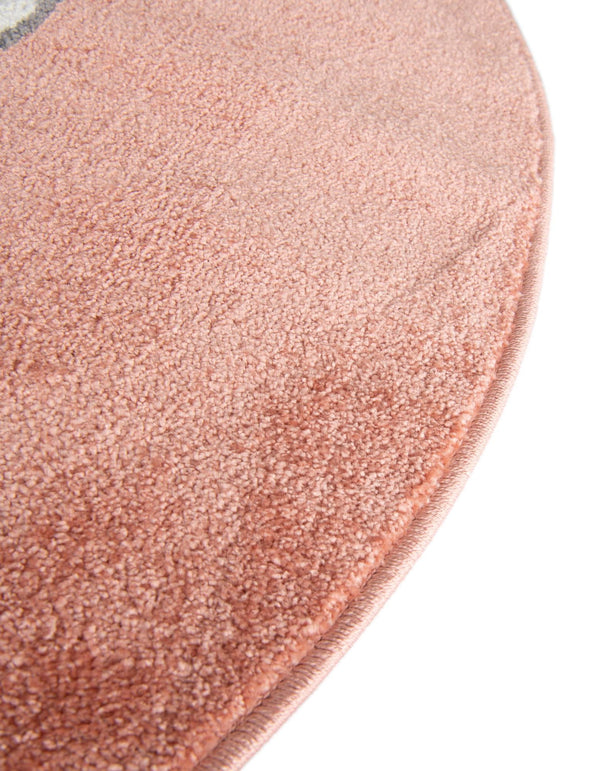 Playful Patterns Collection Area Rug -  Harmony Round Red  lifestyle 34