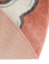 Playful Patterns Collection Area Rug -  Harmony Round Red  lifestyle 38