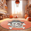 Playful Patterns Collection Area Rug -  Harmony Round Red  lifestyle 54
