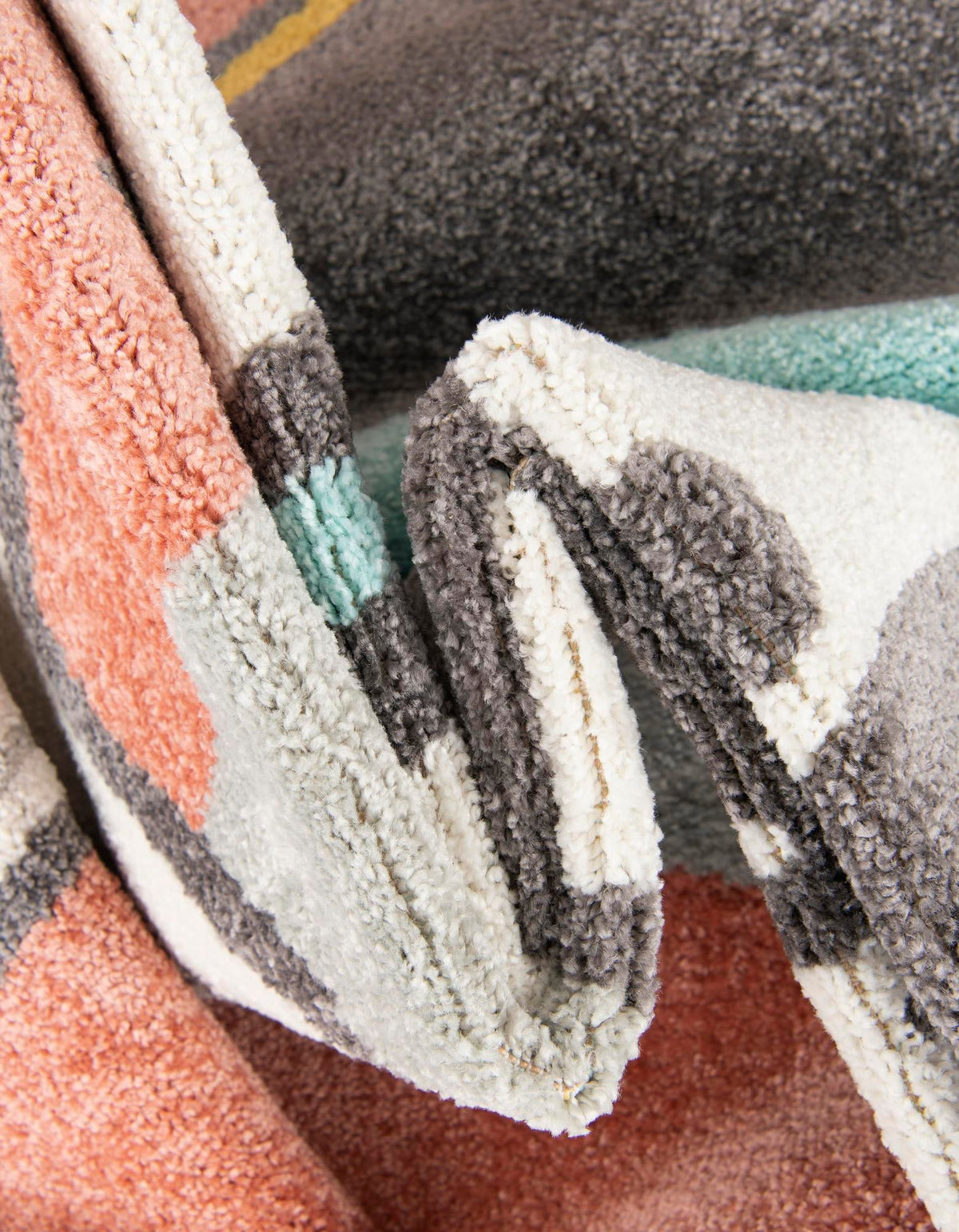 Playful Patterns Collection Area Rug -  Harmony Rectangle Red  lifestyle 11