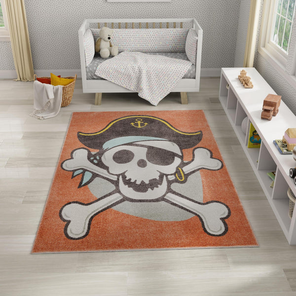 Playful Patterns Collection Area Rug -  Harmony Rectangle Red  lifestyle 18