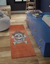 Playful Patterns Collection Area Rug -  Harmony Runner Red  lifestyle 24